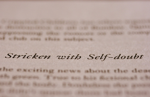 "Stricken with self-doubt" &copy; Luc De Leeuw; CC License