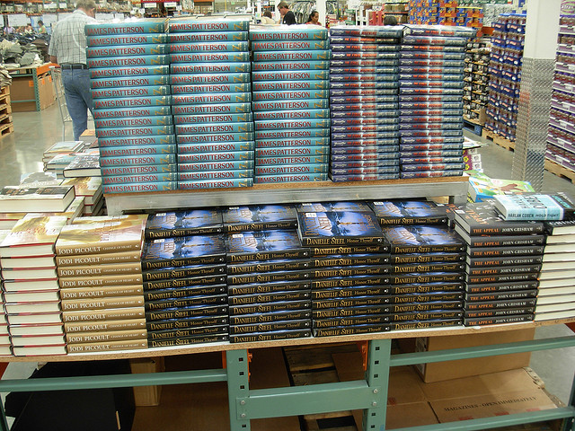 "Book stacks - Costco Warehouse" © J Brew; Creative Commons license