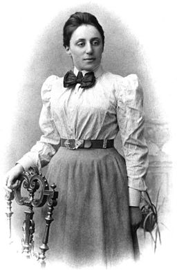 Emmy Noether (before 1910); public domain