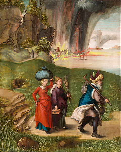 "Lot and His Daughters" by Albrecht Dürer; Public Domain