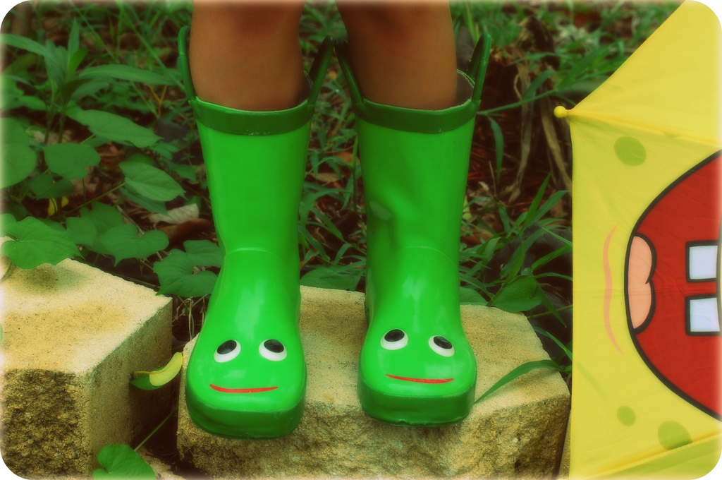 "Froggy Rainboots" &copy; rachel CALAMUSA