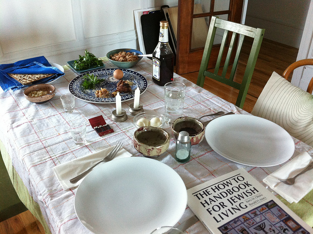 "Passover Dinner Table" &copy; feministjulie