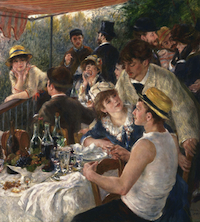 "Luncheon of the Boating Party" by Pierre-Auguste Renoir