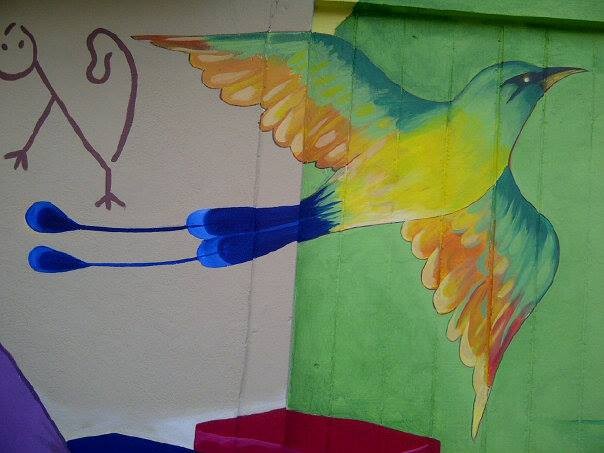 Detail from school mural in San Juan de Limay, Nicaragua (2014) © Maria Gabriela Aldanaa; used courtesy Art of Solidarity