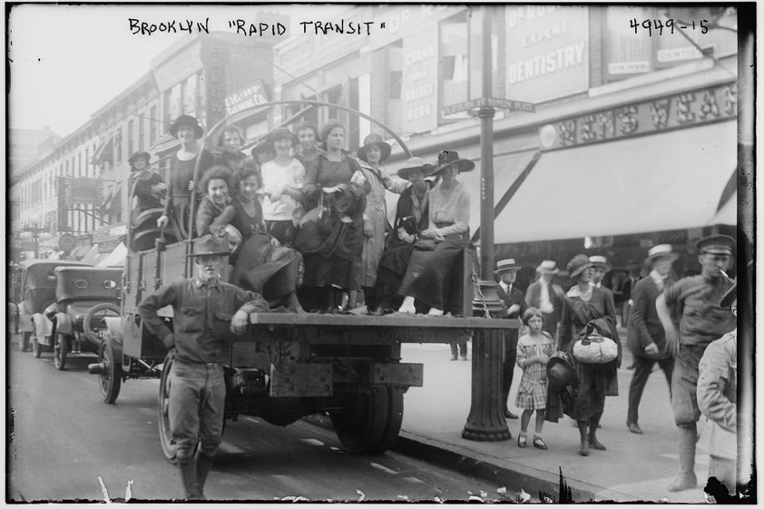 "Brooklyn 'Rapid Transit'" (circa 1900); courtesy Library of Congress