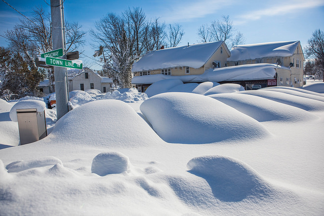 "Historic Lake Effect Snow in Buffalo New York Area" © Anthony Quintano; Creative Commons license