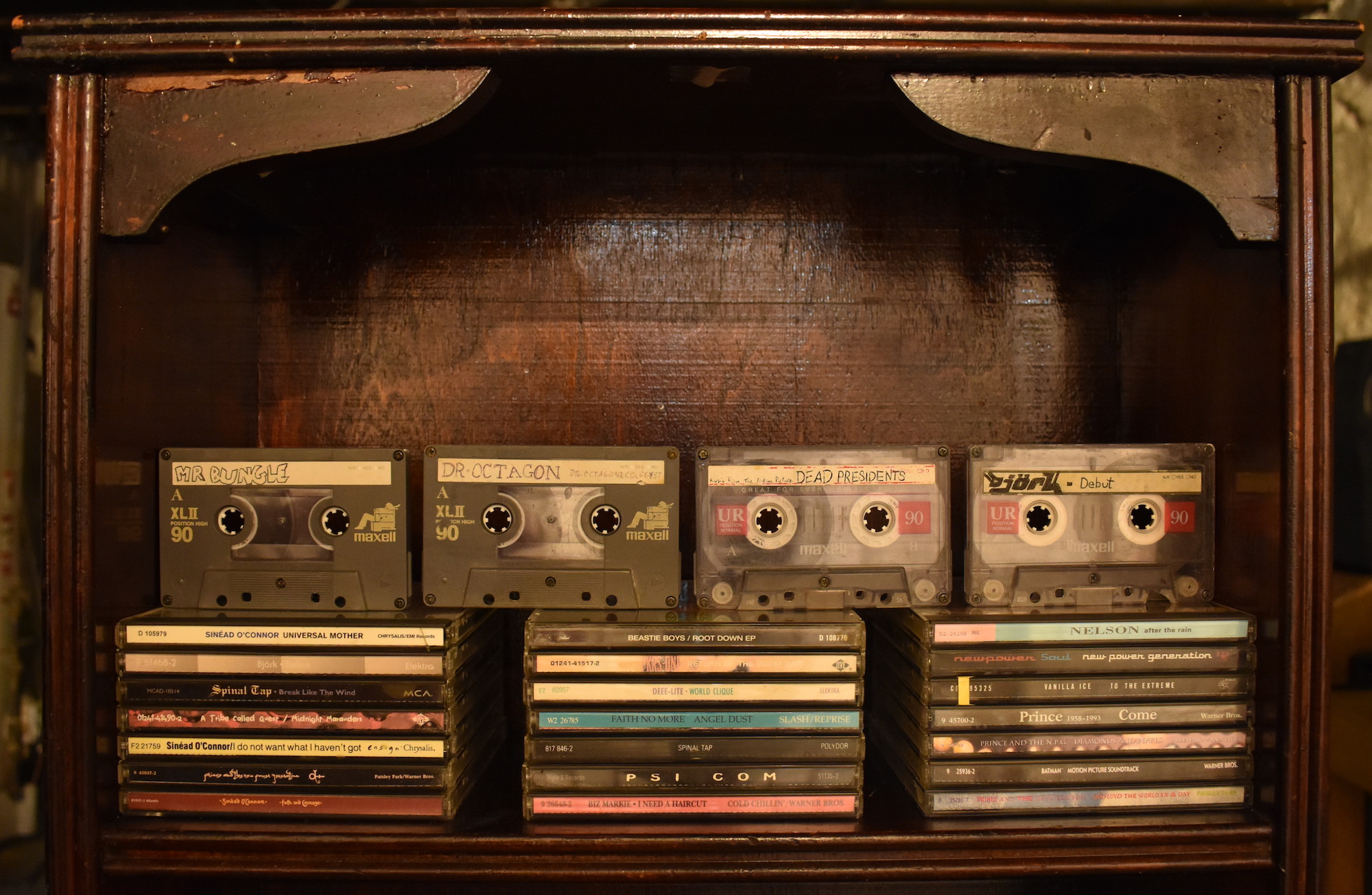 “Pawn Shop CDs and Dubbed Tapes” © John Vogel; Creative Commons license