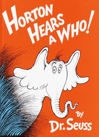 "Horton Hears a Who" (book cover)