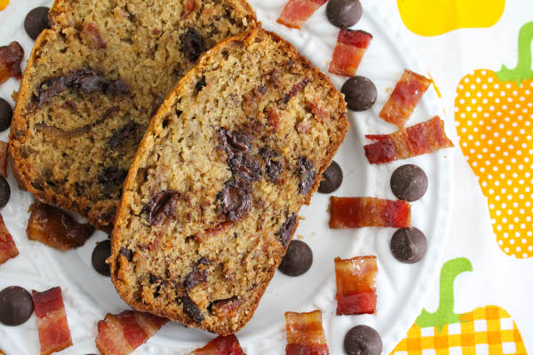 "Banana Bread with Candied Bacon" &copy; Bianca Garcia