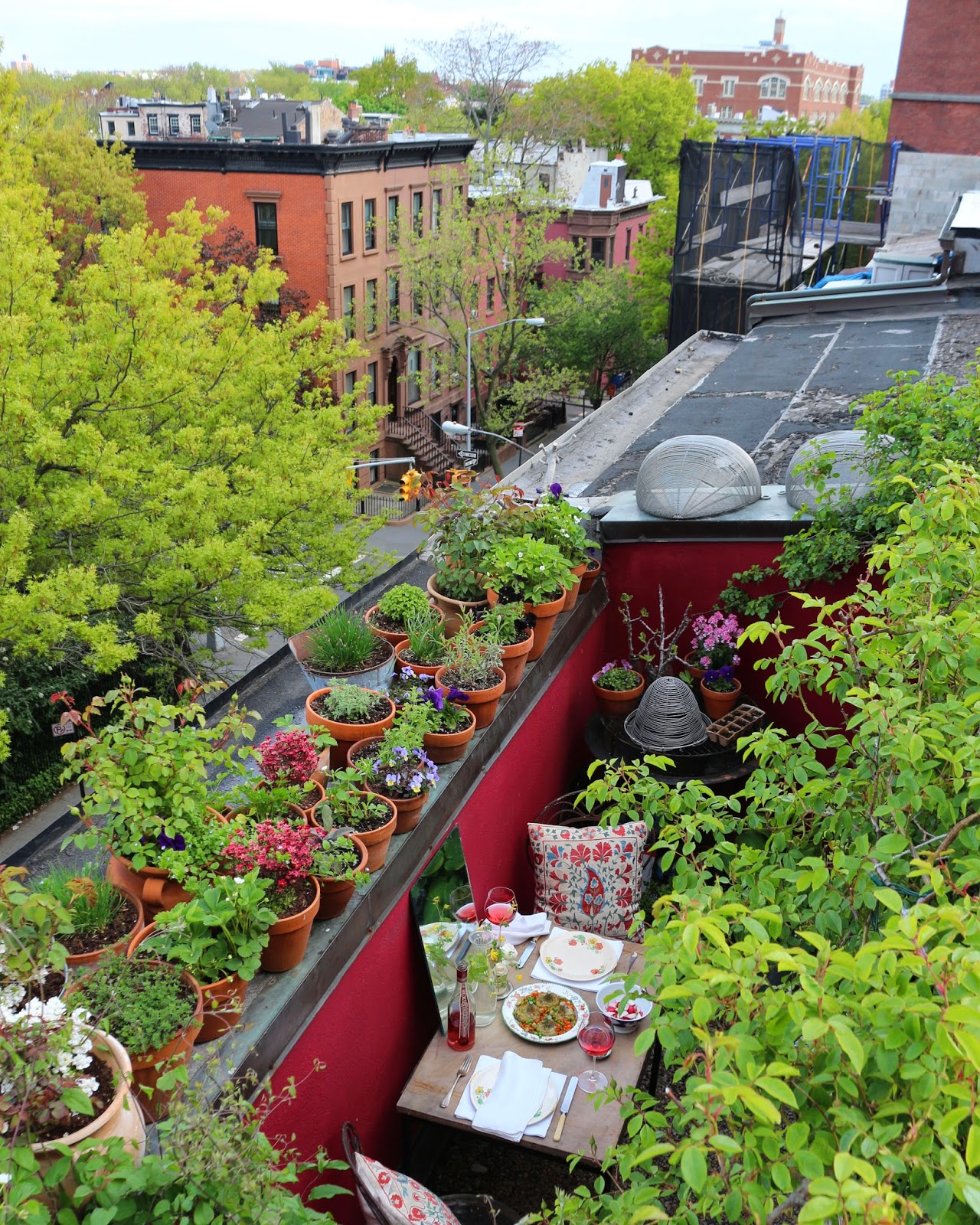 "The Brooklyn terrace in May" © Marie Viljoen