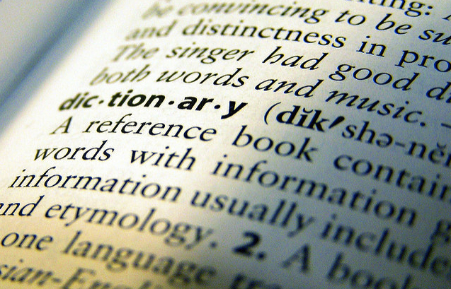 "Dictionary" © Caleb Roenigk; Creative Commons license
