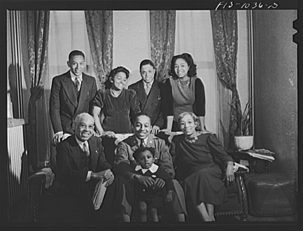 "Williams Family Portrait" by Jack Delano (1942)