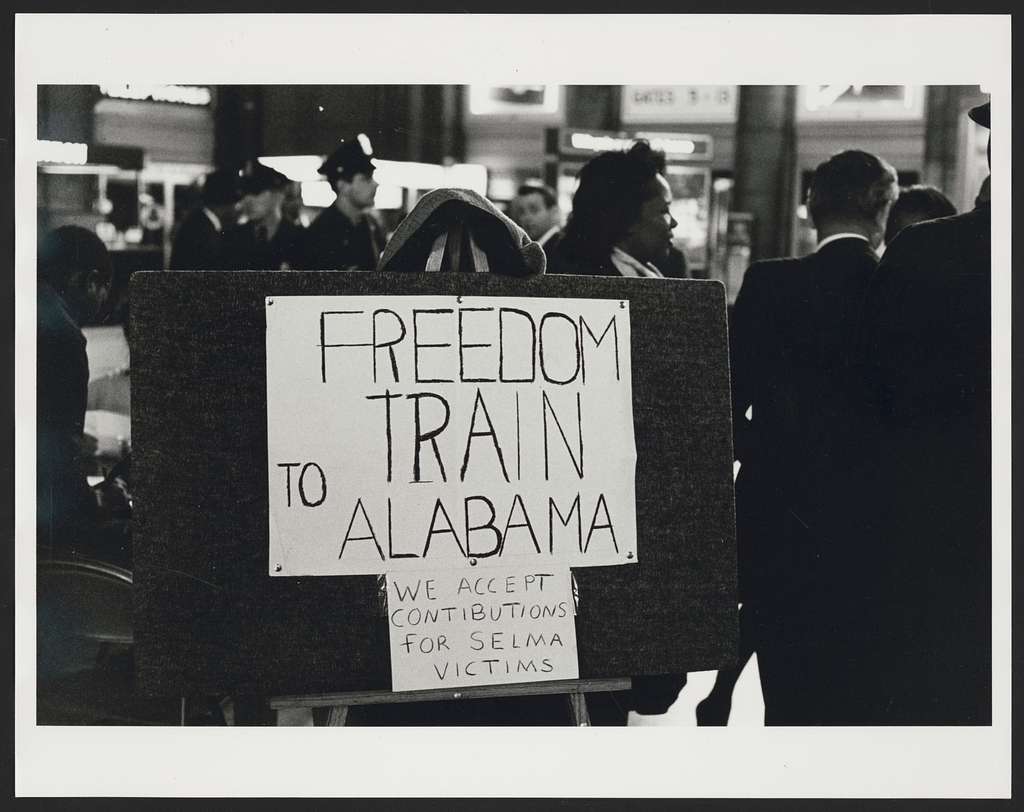 “Freedom Train to Alabama” © Peter Pettus; public domain