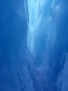 "Ice Tunnel on a Glacier" © Colin Higgins