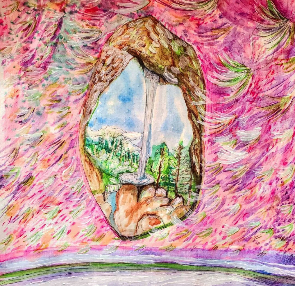 “Looking out of the Cave” © Carolin Wood; used by permission