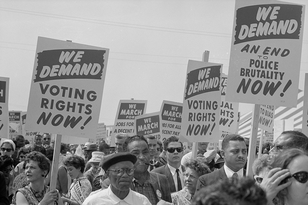 “Marchers at the March on Washington, 1963” © Marion S. Trikosko; public domain