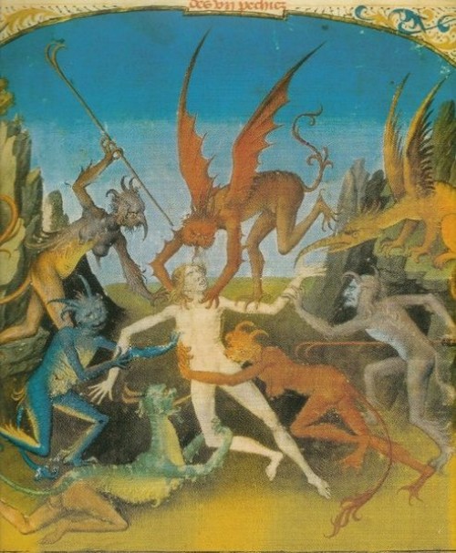 "7 Devils," circa 1500s (anonymous)' public domain