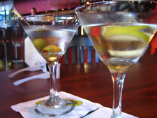 Drinks at lunch - two martinis