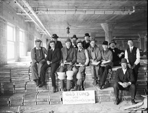 Workers in Warehouse, 1915