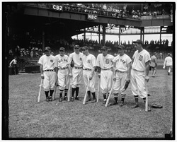 Plenty of basehits in these bats; Library of Congress