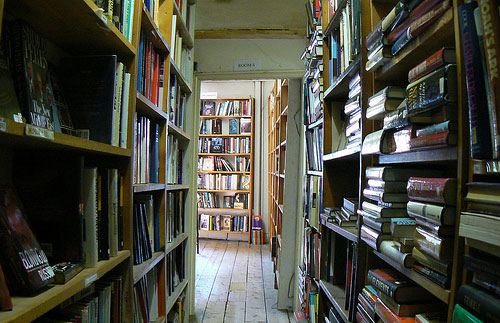 Used bookshop interior