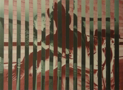 Film Noir by Camille Martin Collage showing film noir