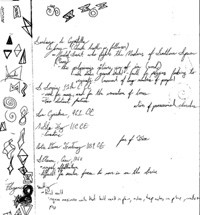 A page of Adria Arch's son's doodles A page of Adria Arch's son's doodles