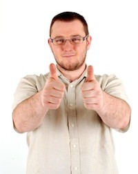 thumb up by Adam Borkowski guy giving thumb ups