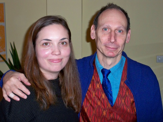 “With Katarzyna Markusz” © Richard Zimler With Katarzyna Markusz, a freelance photographer who has documented the lives of the vanished Jewish in her hometown of Sokolow