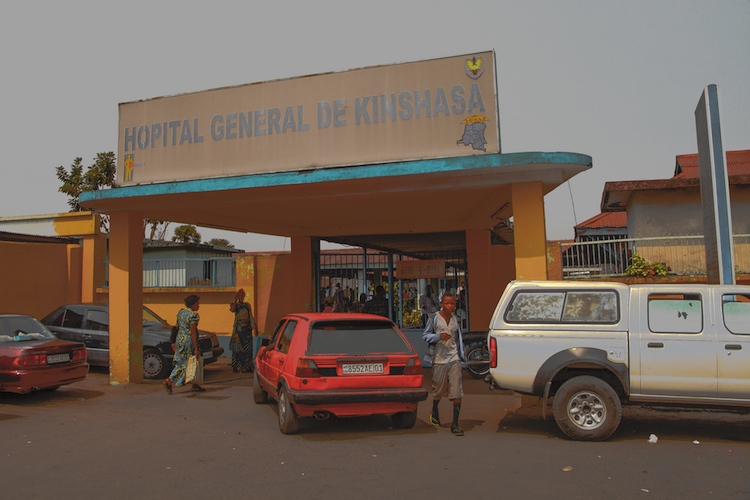 "Entrance to General Hospital, Kinshasa" © James Kenney; used by permission