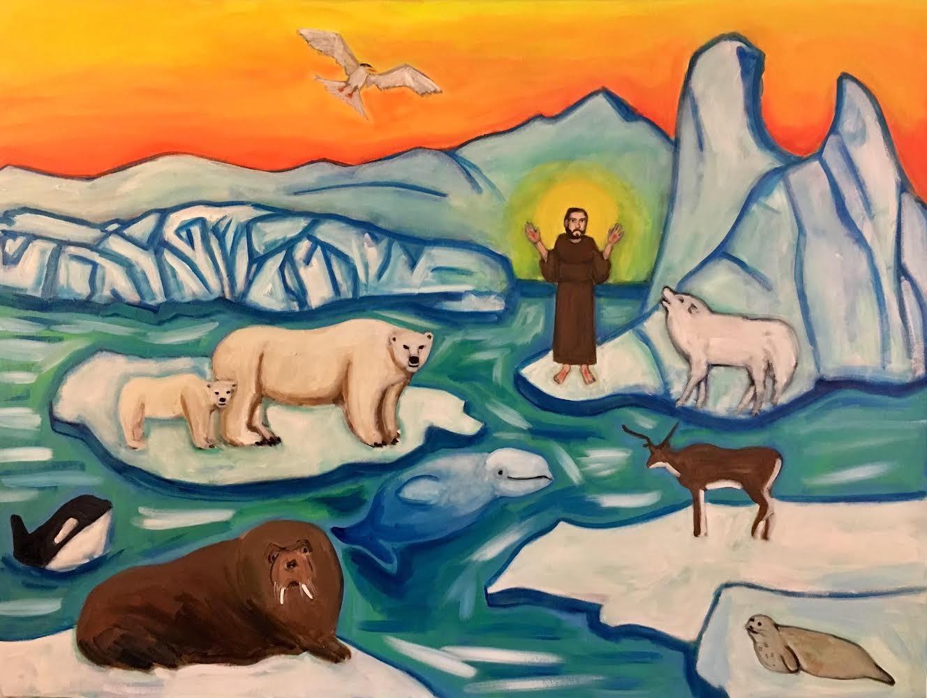 "Arctic Vision of St. Francis" © Janel Houton; used by permission