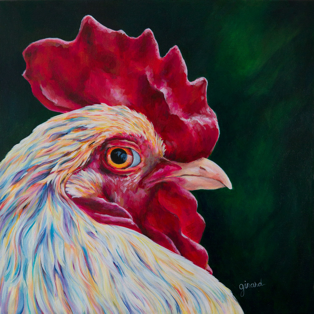 “Rooster” © Claudelle Girard; Creative Commons license
