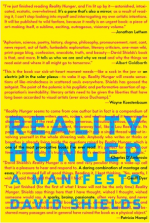 "Reality Hunger" (book cover)