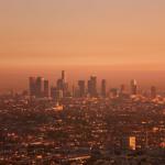 "Los Angeles at Sundown" &copy; Marcy Reiford