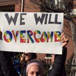 "We Will Overcomb" (2017 Boston Women's March) © Holly Angell; used with permission