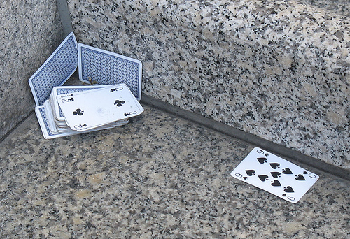 Discarded Deck of Cards