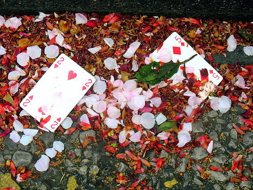 Discarded Playing Cards, Paul Street, Stratford
