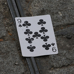 discarded nine of clubs