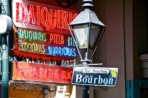 New Orleans - Bourbon Street street sign