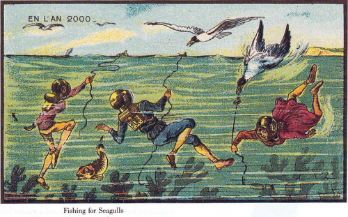 &quot;Fishing for Seagulls,&quot; from France in the Year 2000