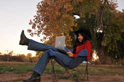 Joy Harjo: Photo by Karen Kuehn