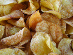 Fresh Fried Potato Chips by Paul Gallian