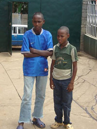 daniel and yosef at orphanage