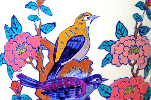 Ming vase detail